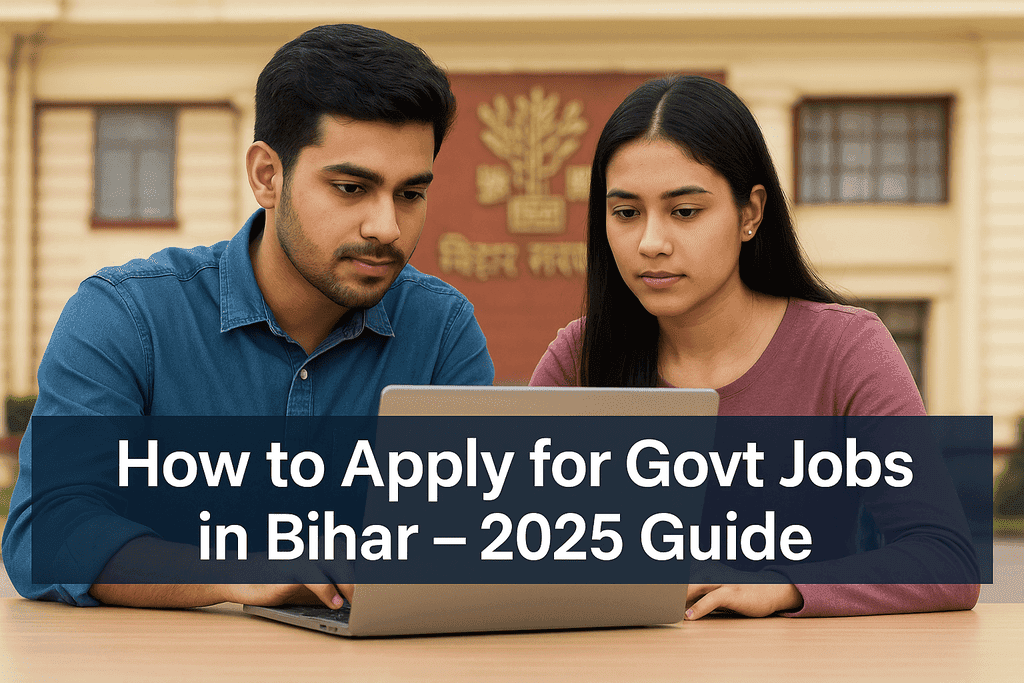 how to apply for government jobs in Bihar